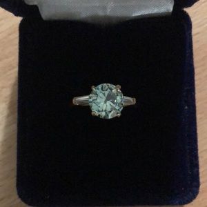 2.75 massive ice moissanite ring size 8